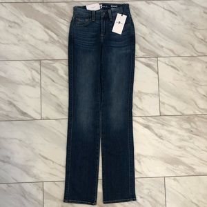 7 For All Mankind Women's Kimmie Straight In Ellie Soft Heritage Jeans size 23